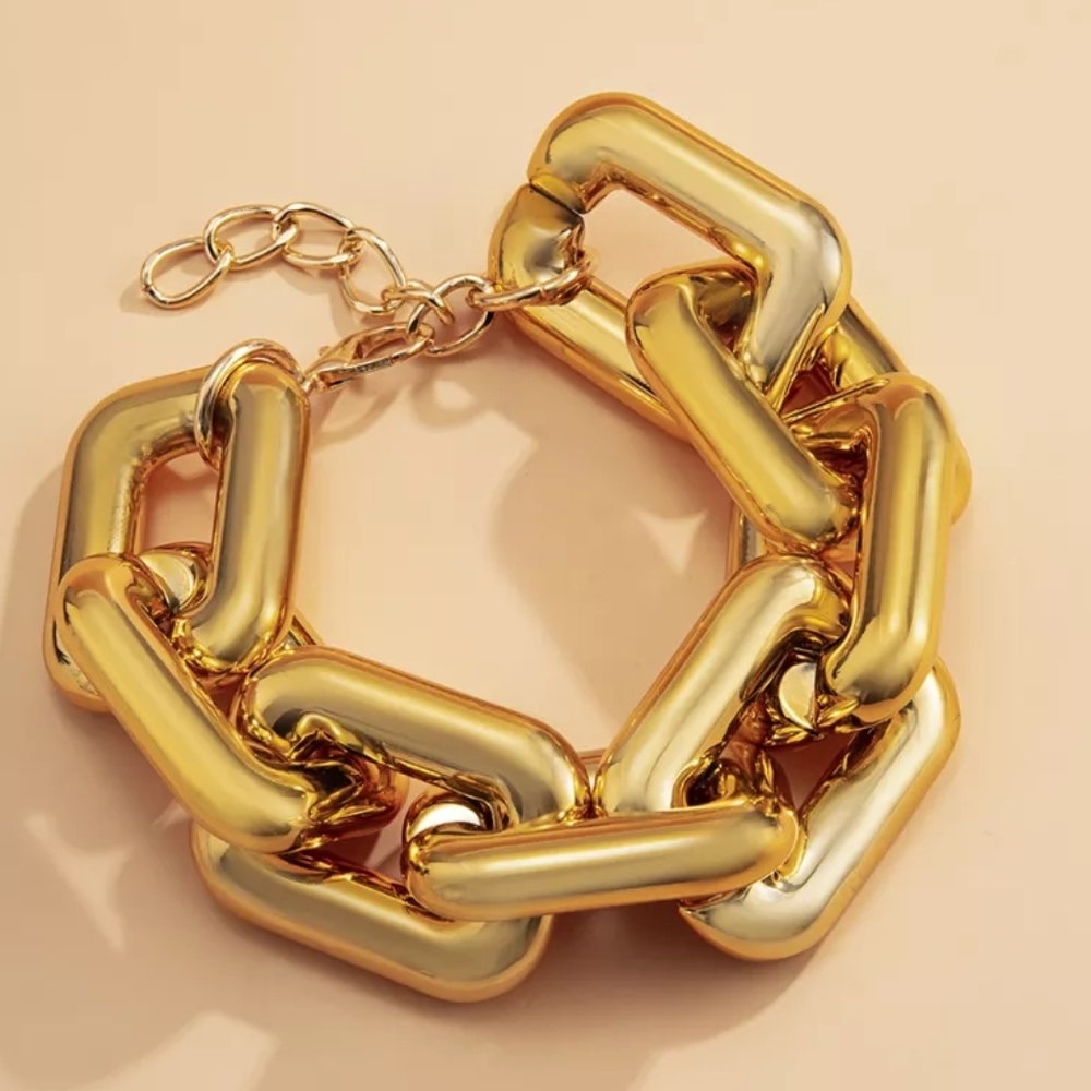 Hip Hop Exaggerated Thick Chain Link Bracelet